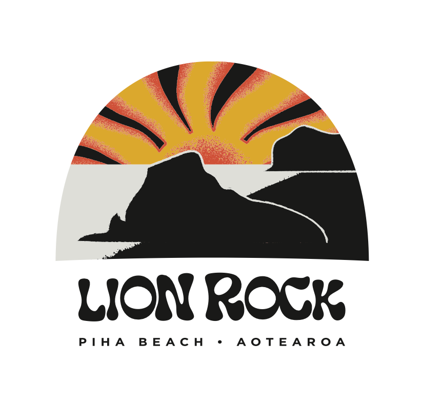 Lion Rock Surf Shop, Piha souvenir stickers - single