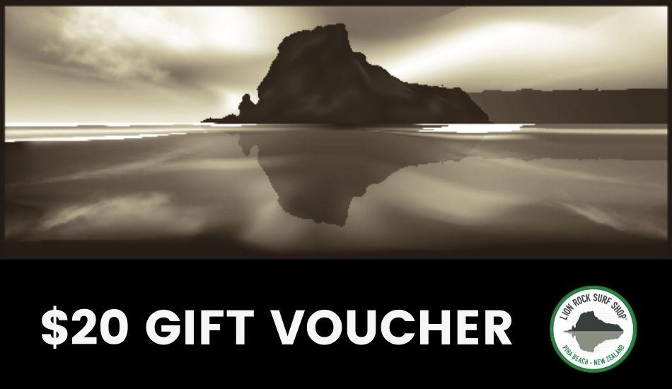 $20 Gift voucher - Lion Rock Surf Shop